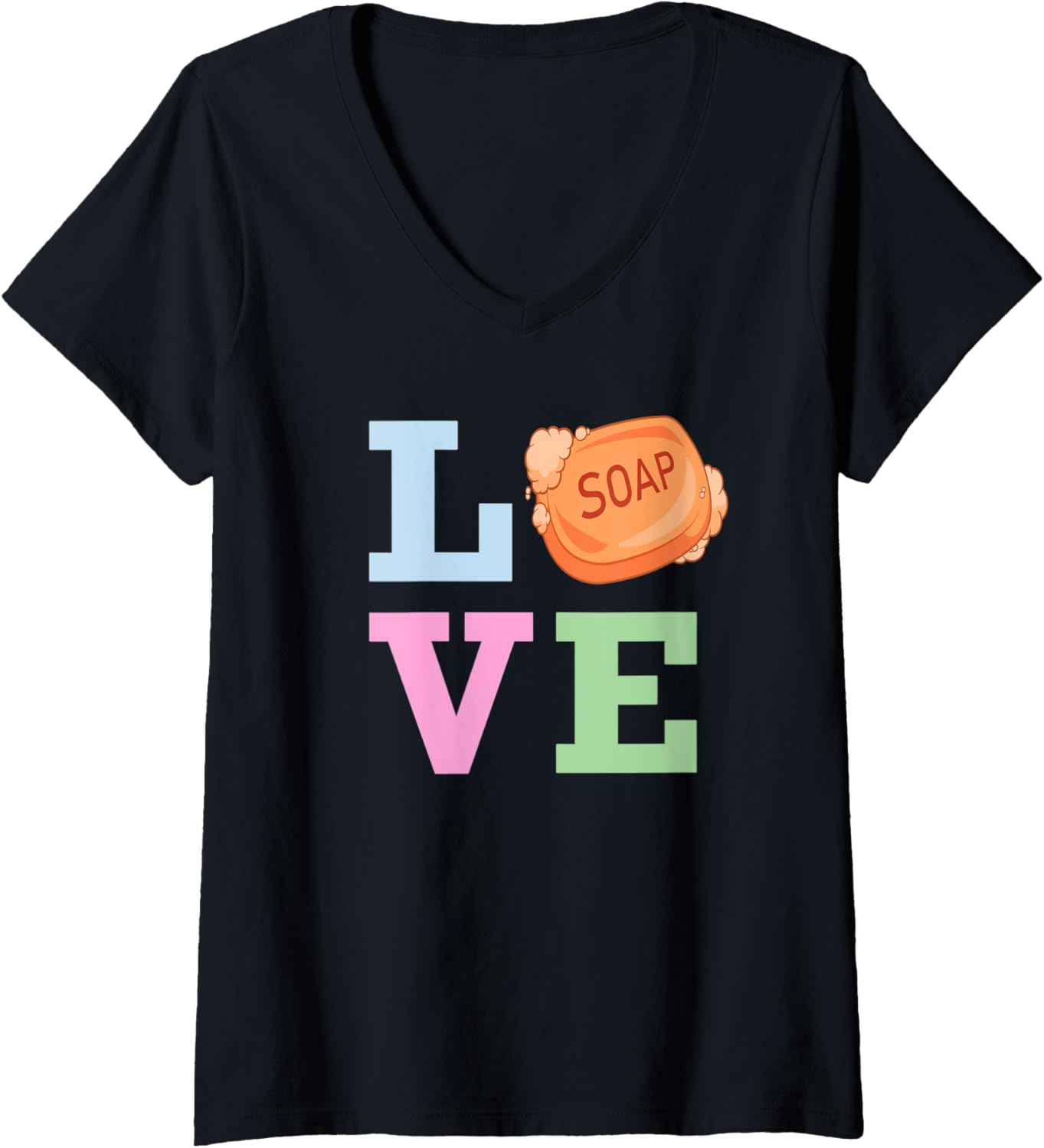 Womens Soap Maker Love Soap Making V-Neck Apparel | Trending 2025 | Must-Have Style