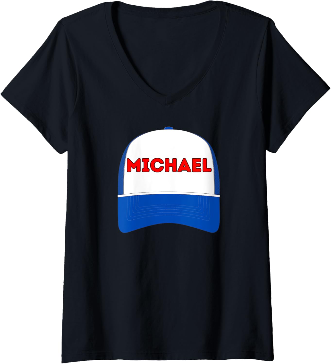 Womens Original and Unique first name gift for Michael V-Neck Apparel | Perfect Gift Idea