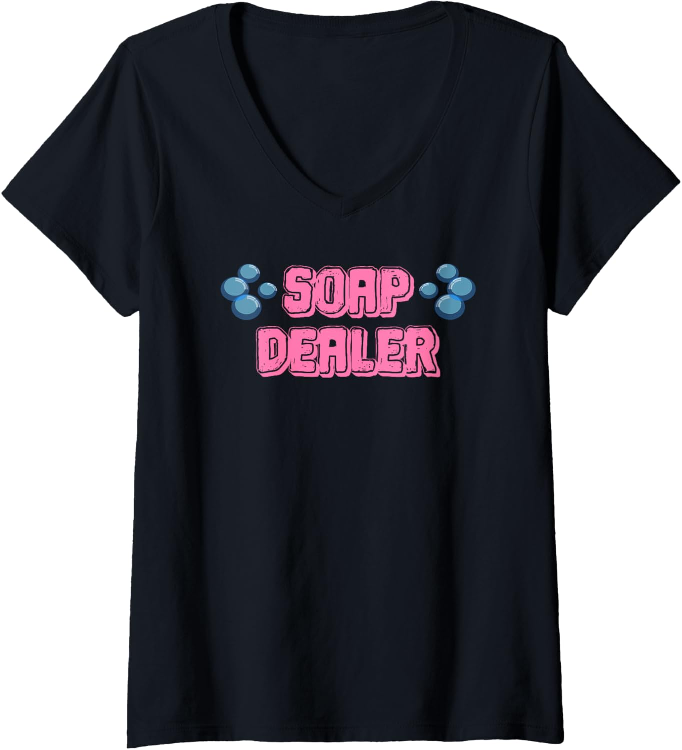 Womens Funny Soaper Soap Dealer Soap Carver Maker Bubbles V-Neck Apparel | Trending 2025 | Perfect Gift Idea