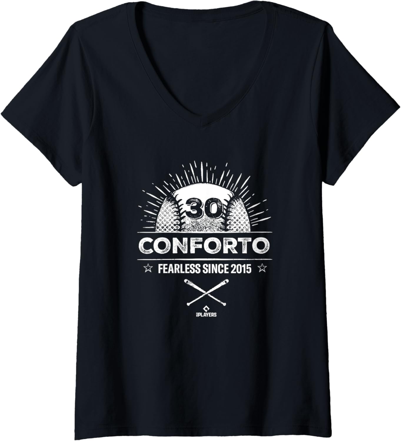 Womens Michael Conforto Fearless V-Neck Apparel | Everyday Casual Wear
