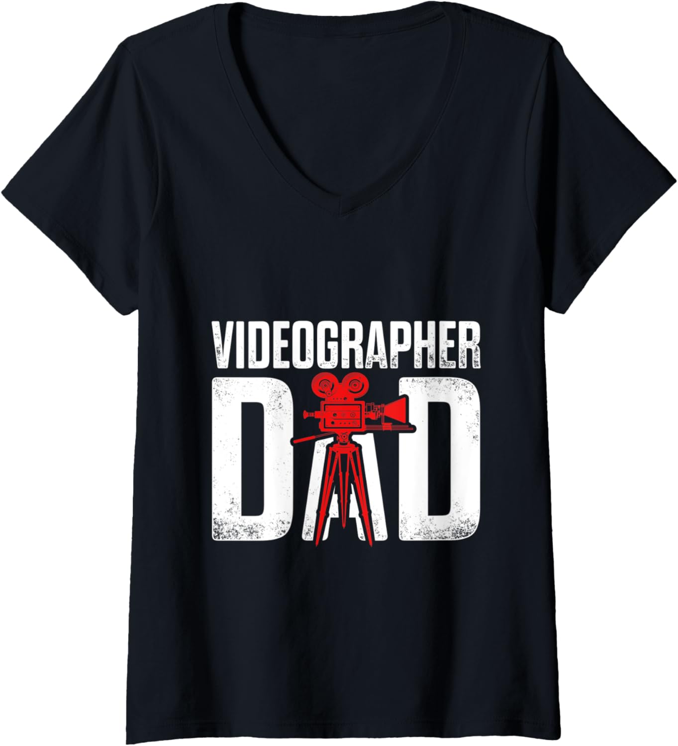 Womens Videographer Mentoring Videography Filmmaker Gift V-Neck Apparel | Premium Quality | Perfect Gift Idea