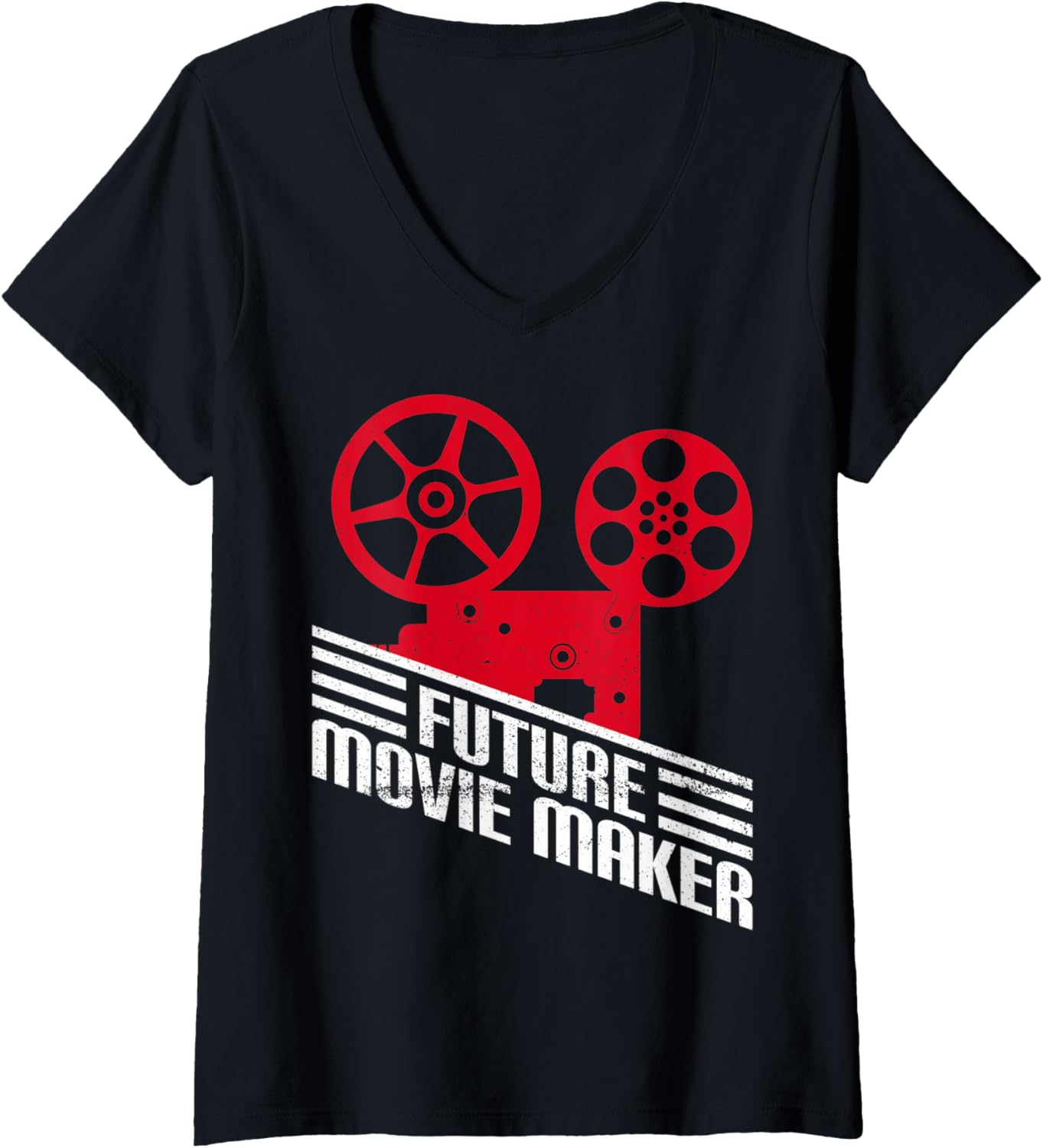 Womens Future Directors Future Movie Maker Young Movie Makers V-Neck Apparel | Premium Quality | Aesthetic Fit
