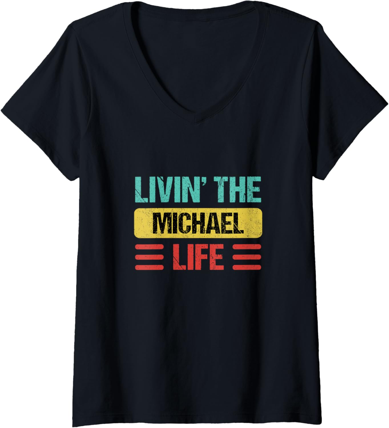 Womens Michael Name V-Neck Apparel | Trending 2025