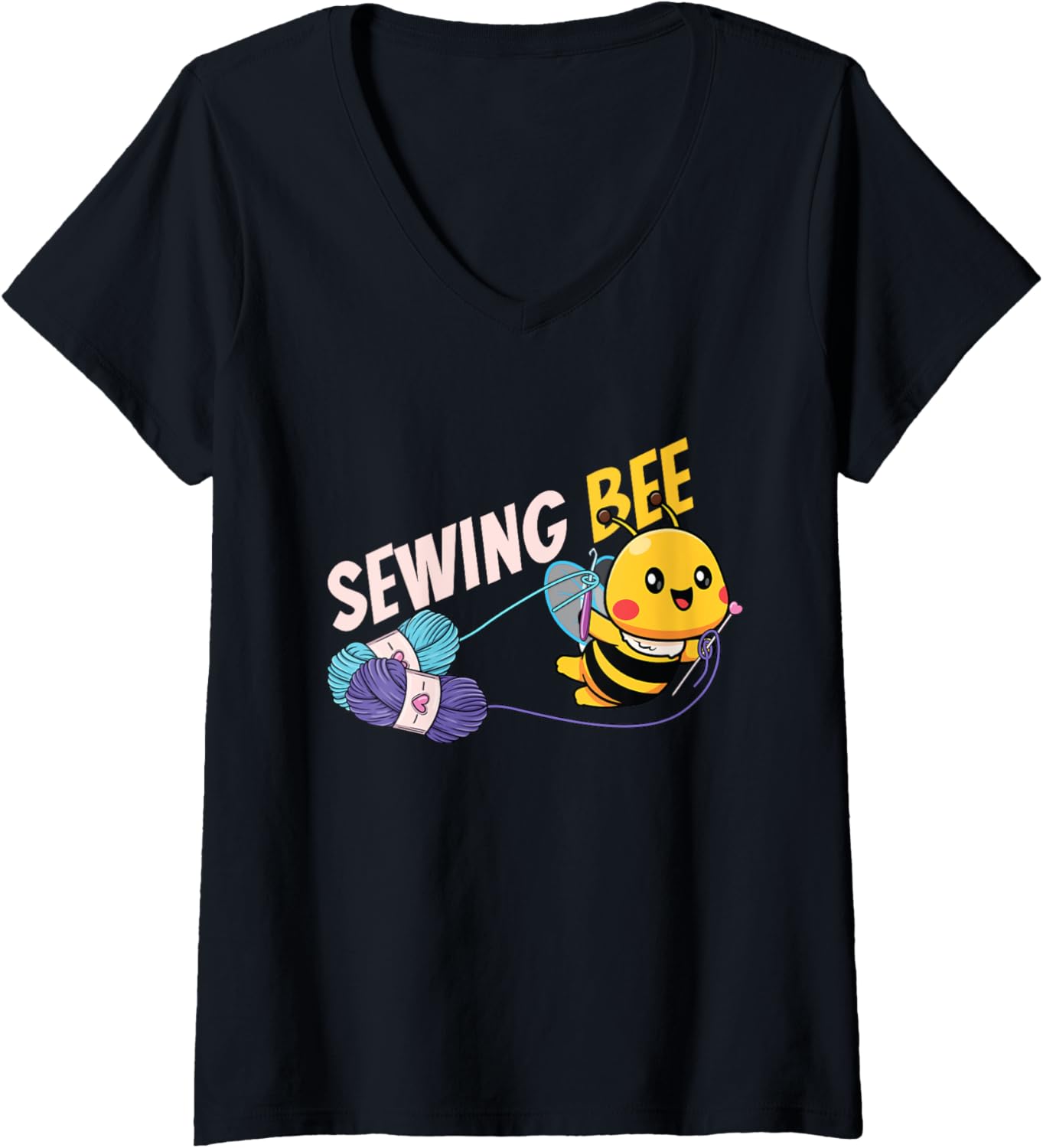 Sewing Bee Yarn Knit Wool Crocheter Knitter V-Neck Yarn Supply | Trending 2025 | High CTR Title