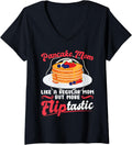 Womens Fliptastic Pancake Mom - Pancake Maker V-Neck Apparel | Premium Quality | Must-Have Style