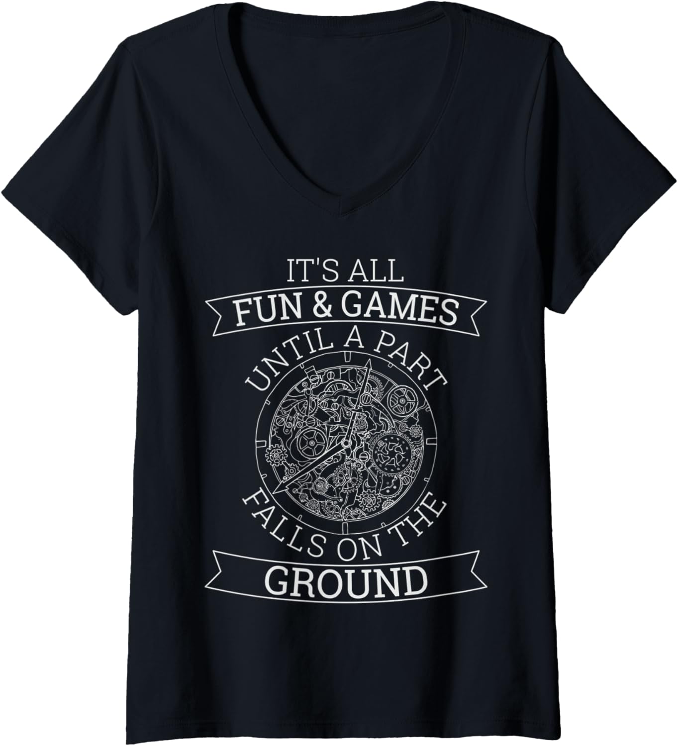 Womens Watchmaker Horology Design for a Watchmaker V-Neck Apparel | Best Seller Pick | Perfect Gift Idea