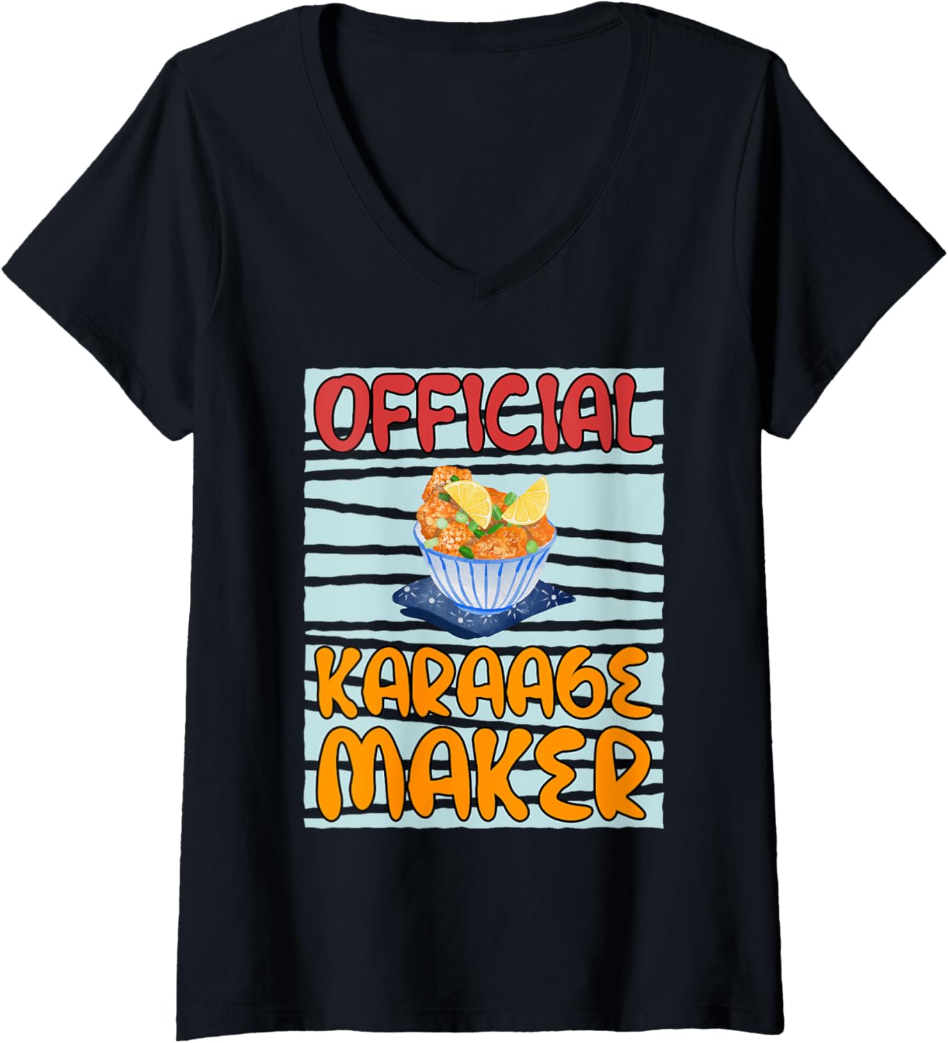 Officially Karaage Maker Cooking Chef V-Neck Apparel | High Search Volume | Must-Have Style