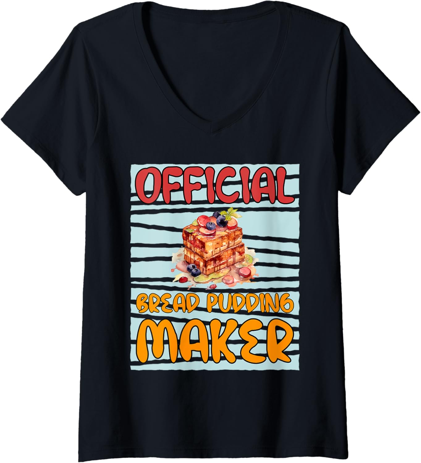Officially Bread Pudding Maker Cooking Chef V-Neck Apparel | Trending 2025 | Aesthetic Fit