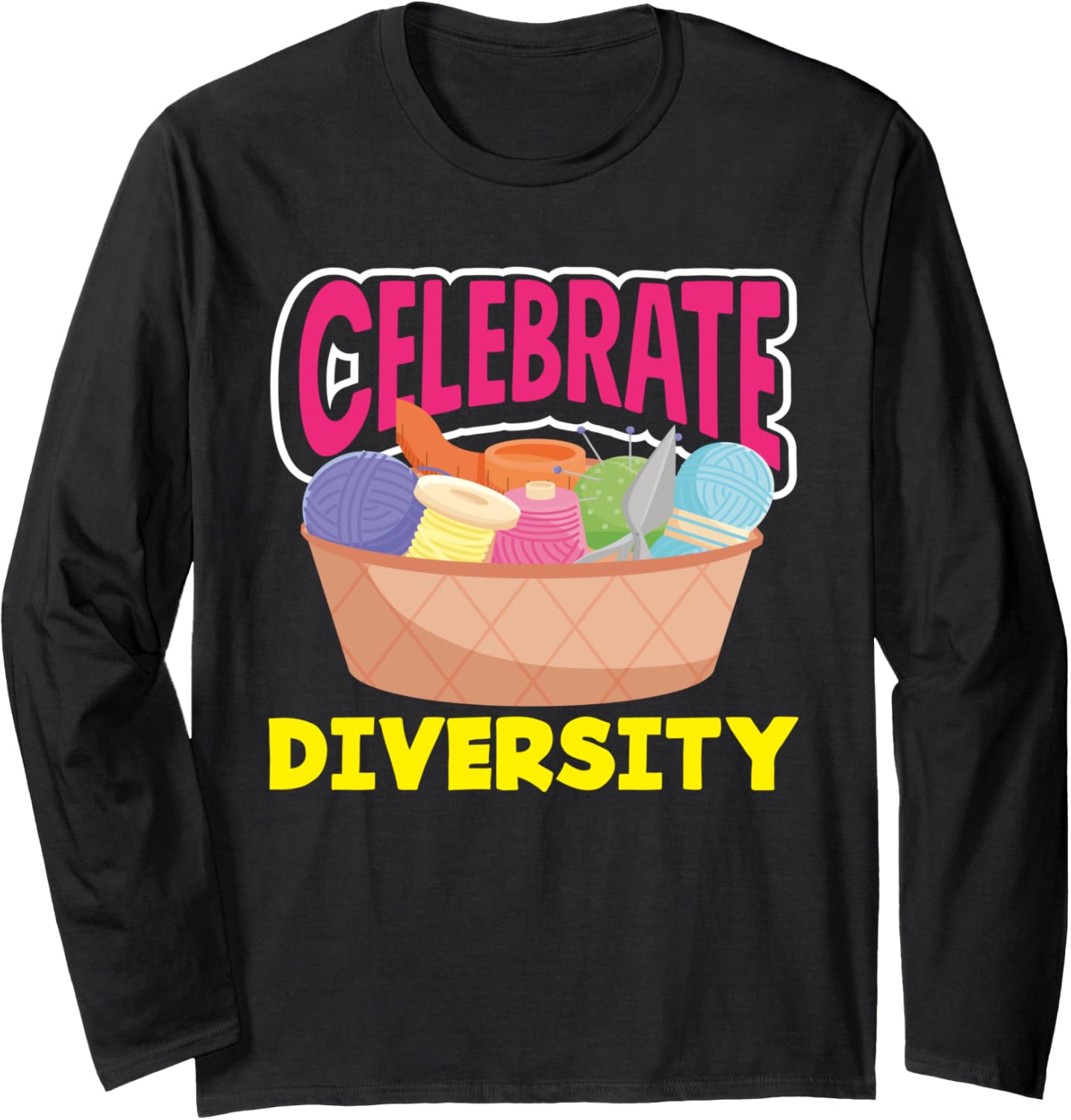 Knitting Celebrate Diversity Yarn Needle Hobby Knitting Long Sleeve Yarn Supply | Viral US Pick | Best Seller Choice