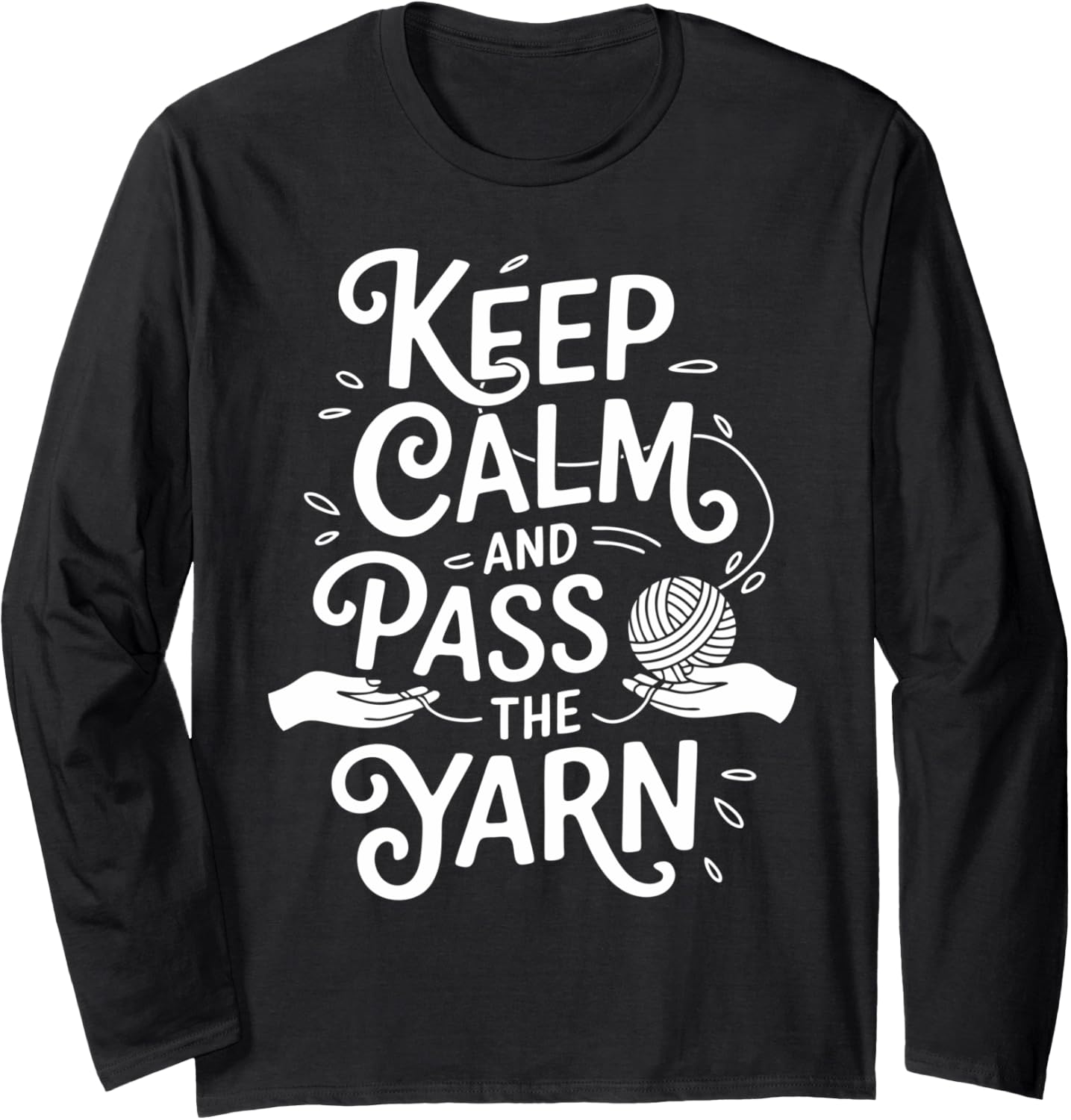 Knitting Pass The Yarn Knitter Long Sleeve Yarn Supply | Top Rated | Best Seller Choice
