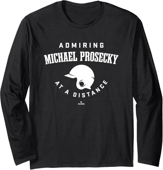 Admiring at a Distance Michael Prosecky Prospect Baseball Long Sleeve Apparel | Perfect Gift Idea