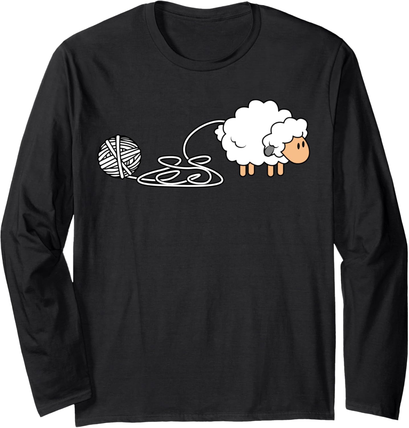 Knitting Crocheting Sheep Knitter Yarn Needle Long Sleeve Yarn Supply | Premium Quality | Customer Favorite