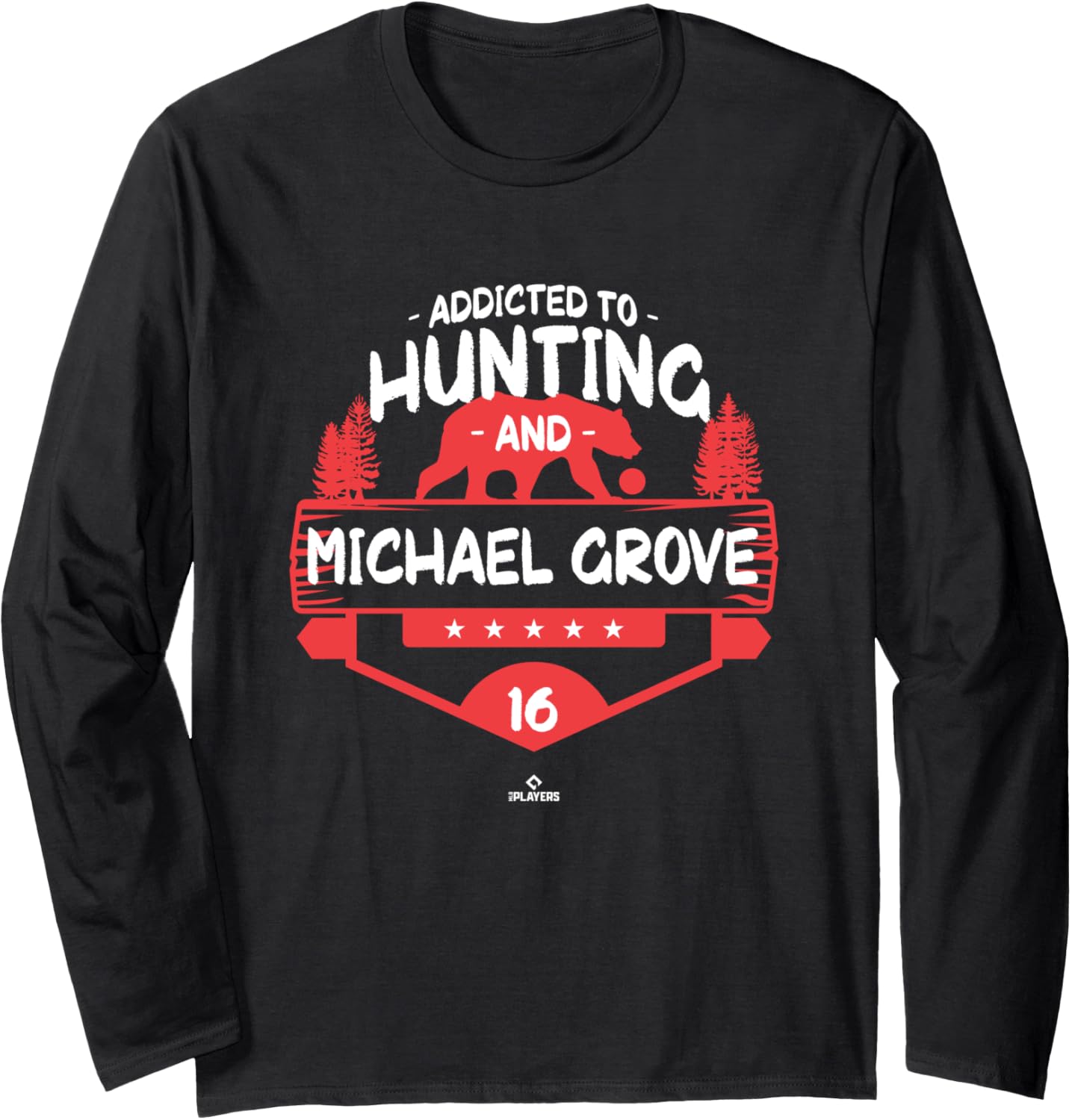 Bear Hunting and Michael Grove Los Angeles MLBPA Long Sleeve Apparel | Perfect Gift Idea