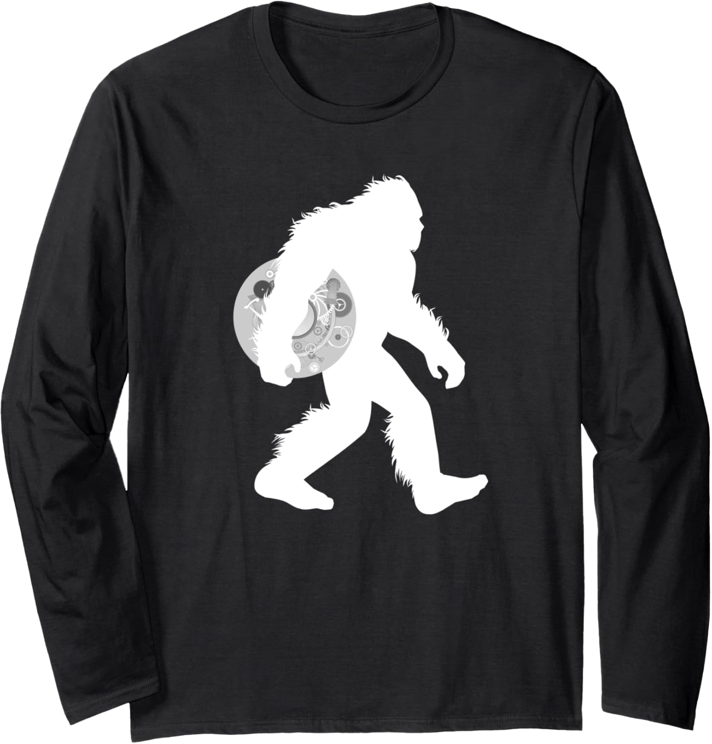 Bigfoot Clockmaker Horology Watchmaker Sasquatch Horologist Long Sleeve Apparel | Premium Quality | Aesthetic Fit
