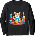 A Corgi Candle Making Candle Maker Wax Long Sleeve Apparel | Best Seller Pick | Aesthetic Fit