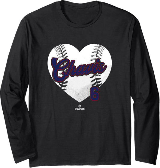 Baseball Heart Michael Chavis Washington MLBPA Long Sleeve Apparel | Perfect Gift Idea