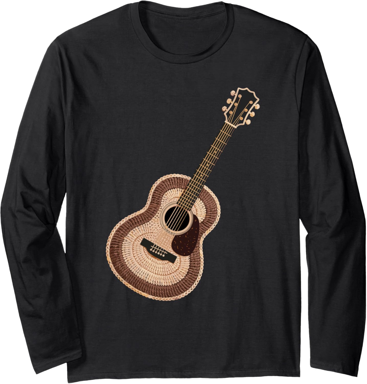 Acoustic Guitar Crochet Yarn Guitarist Musician Long Sleeve Yarn Supply | High Search Volume | Customer Favorite