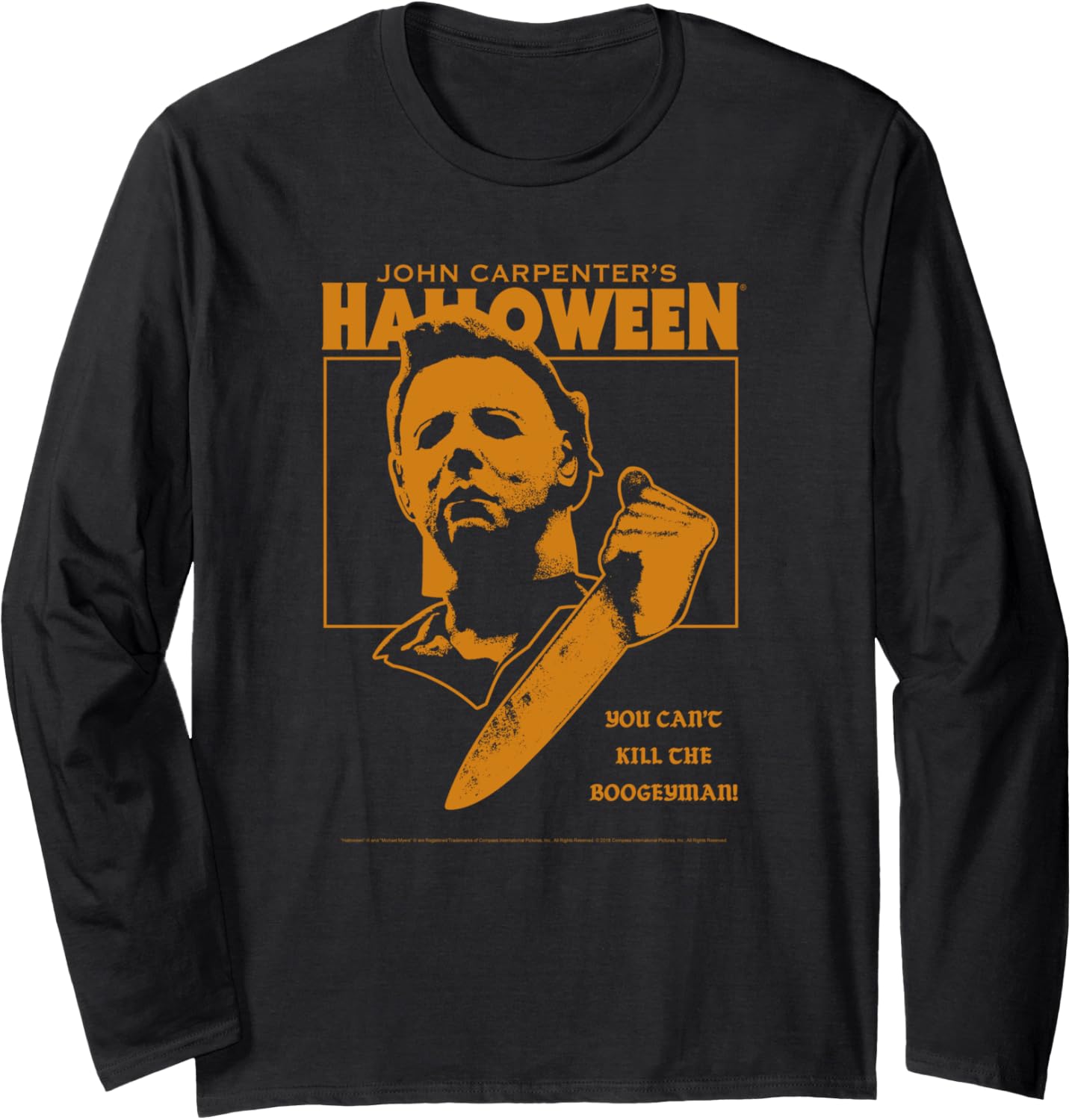 Halloween You Can't Kill the Boogeyman! Long Sleeve Apparel | Viral Streetwear Style