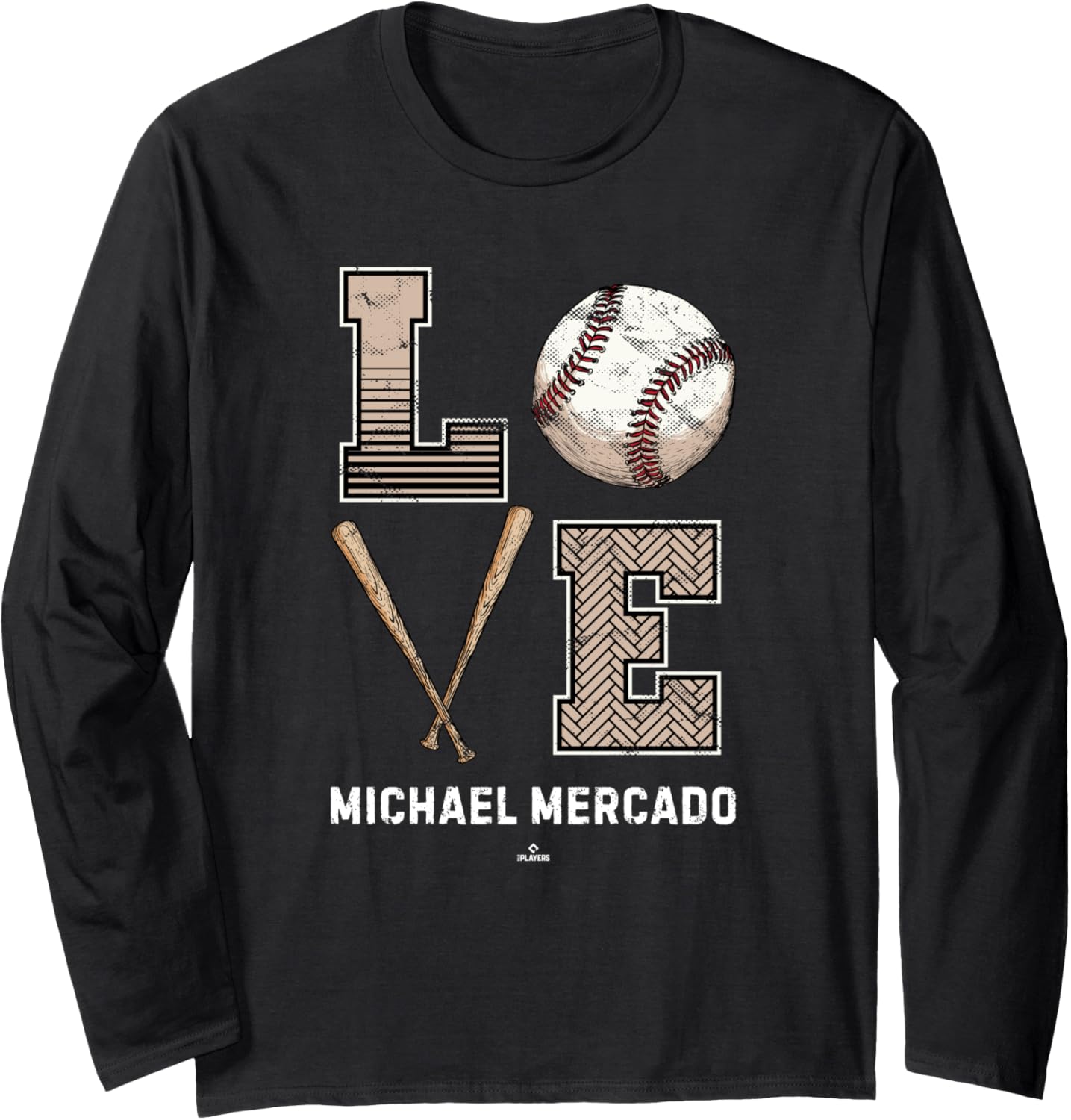 Baseball Love Michael Mercado Prospect Baseball Fan Gear Long Sleeve Apparel | Viral Streetwear Style