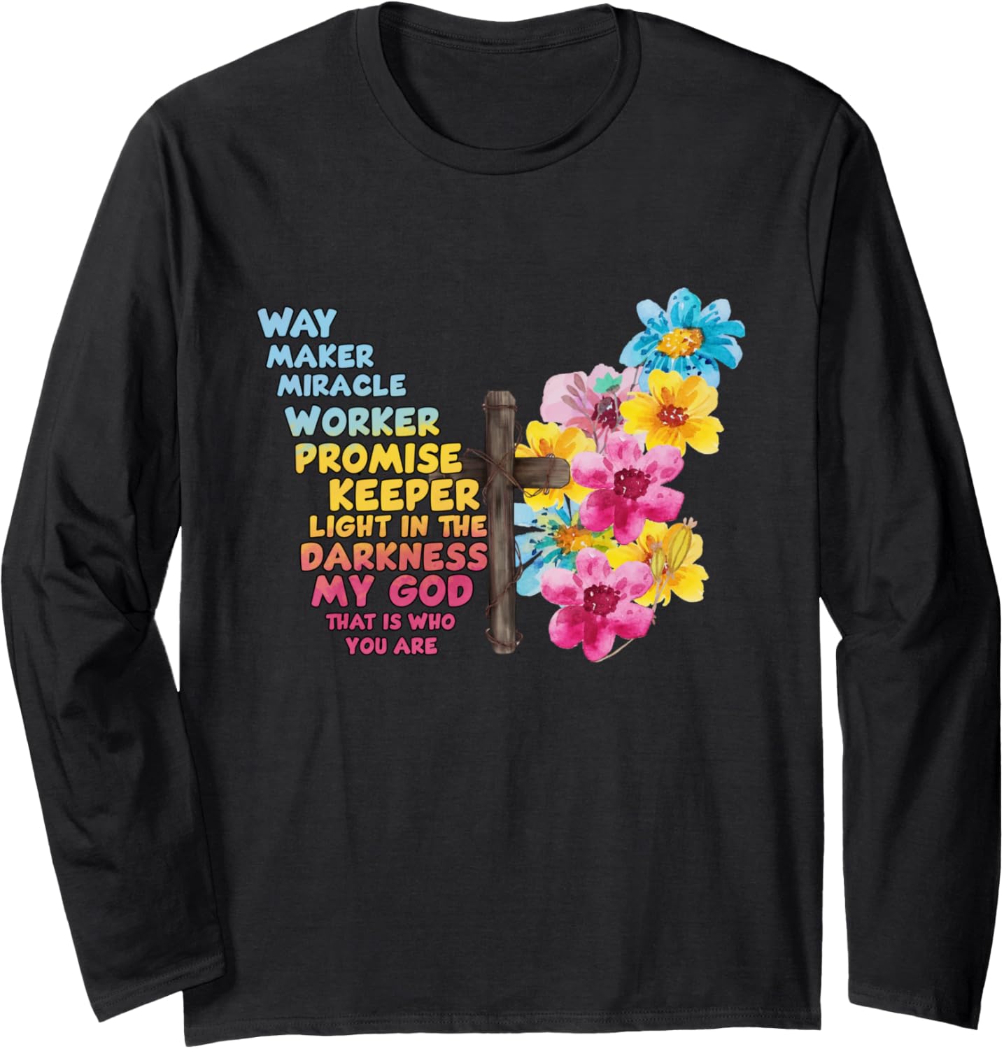 prayer bible Verse religious jesus heart way maker miracle Long Sleeve Apparel | High Search Volume | Perfect Gift Idea