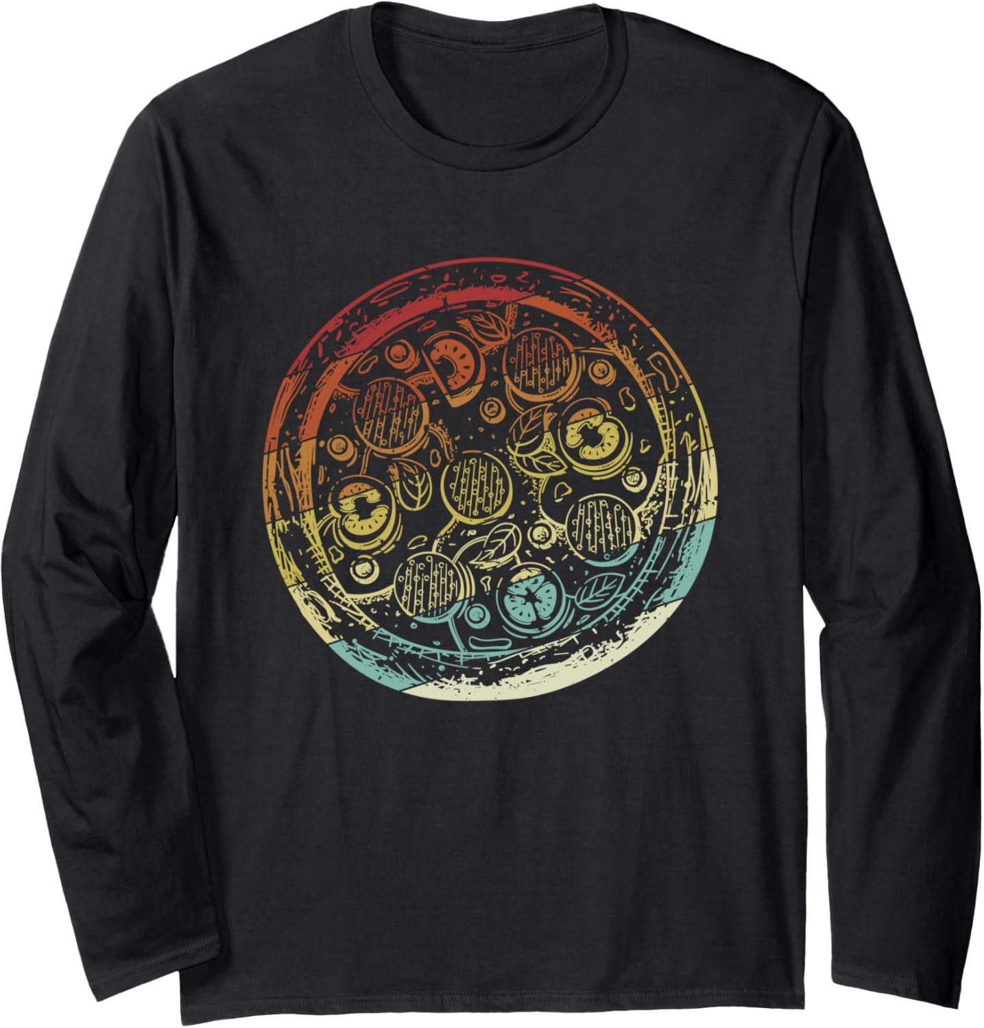 Retro Pizzeria Chef Baker Pizzaiolo Lover Pizza Maker Long Sleeve Apparel | Premium Quality | Perfect Gift Idea