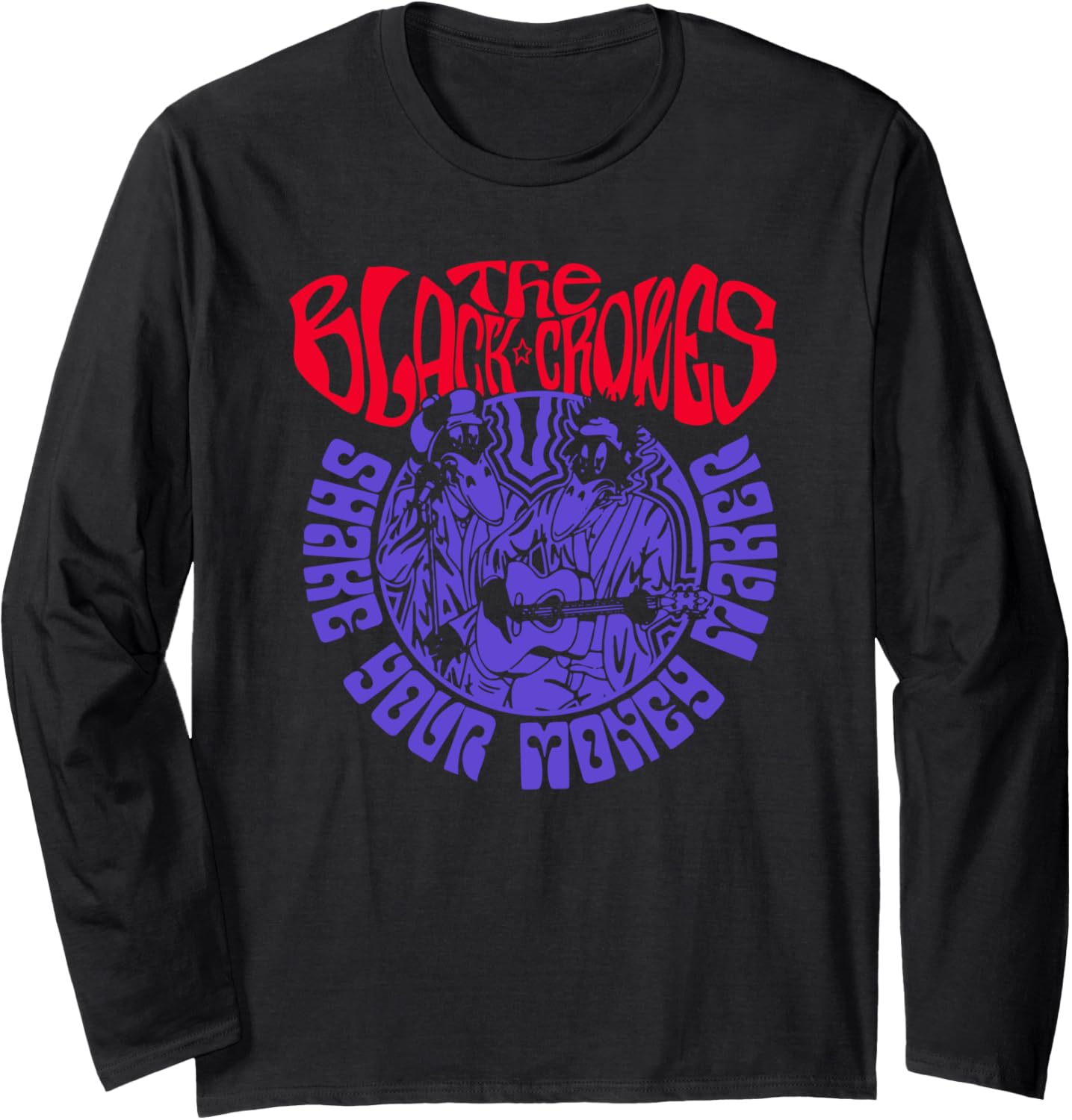 Official The Black Crowes Trippy Shake Your Money Maker Long Sleeve Apparel | Trending 2025 | Comfort Daily Wear