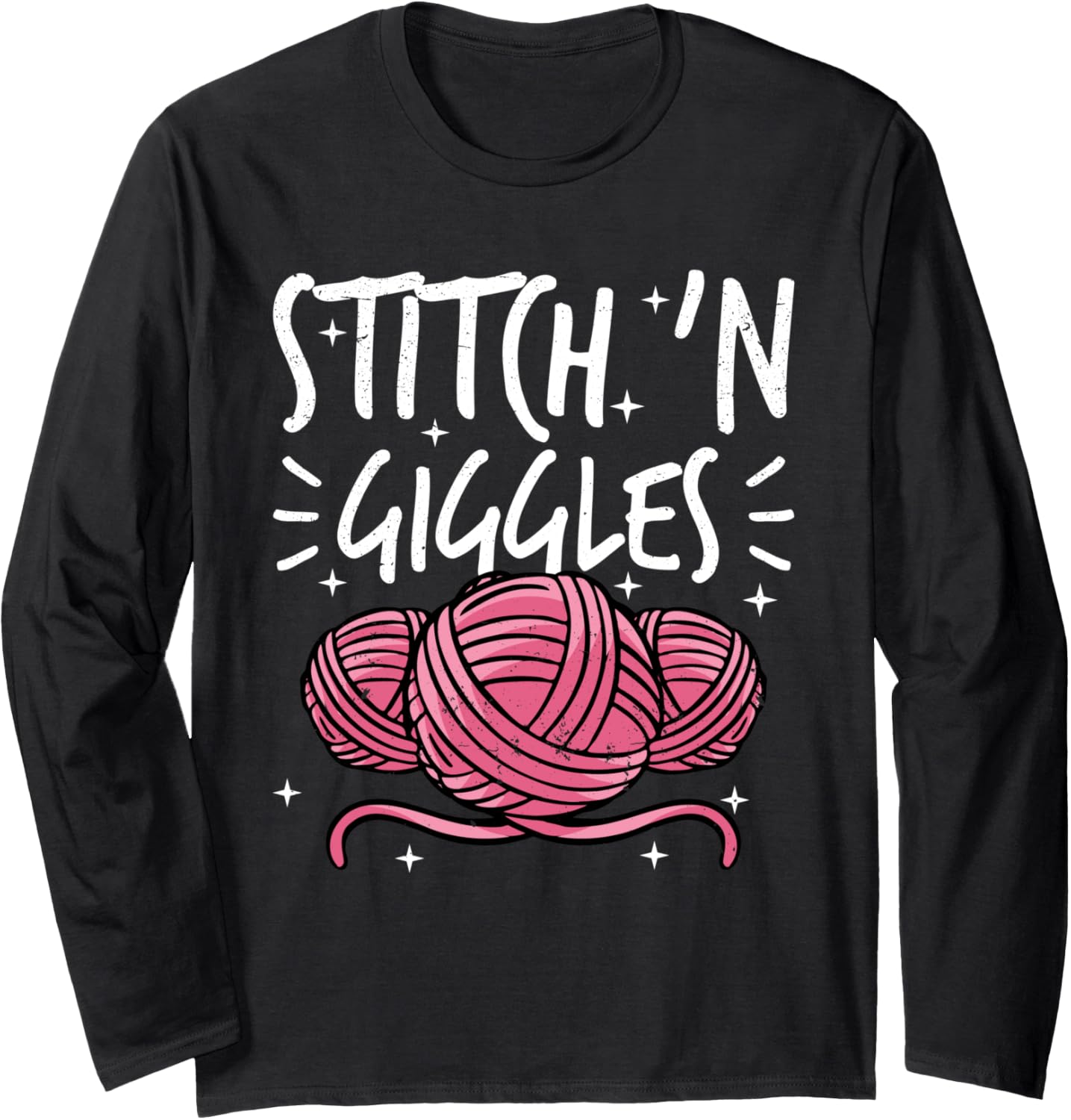 Stitch 'n Giggles Knitter Yarn Women Knitting Long Sleeve Yarn Supply | Trending 2025 | Best Seller Choice