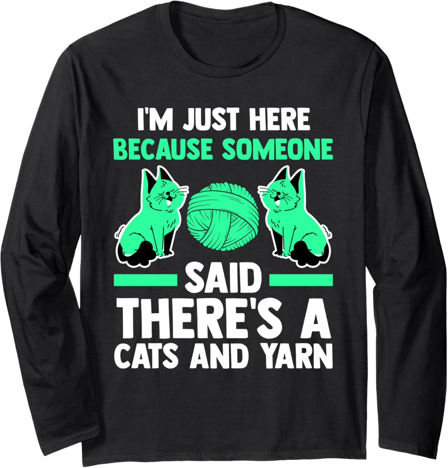 I'm here someone said there's a cats and yarn cat Long Sleeve Yarn Supply | Premium Quality | High CTR Title