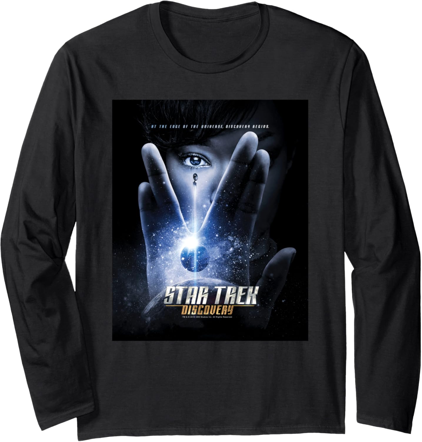 Star Trek Discovery Michael Salute Poster Long Sleeve Tee Long Sleeve T-Shirt | US Best Seller