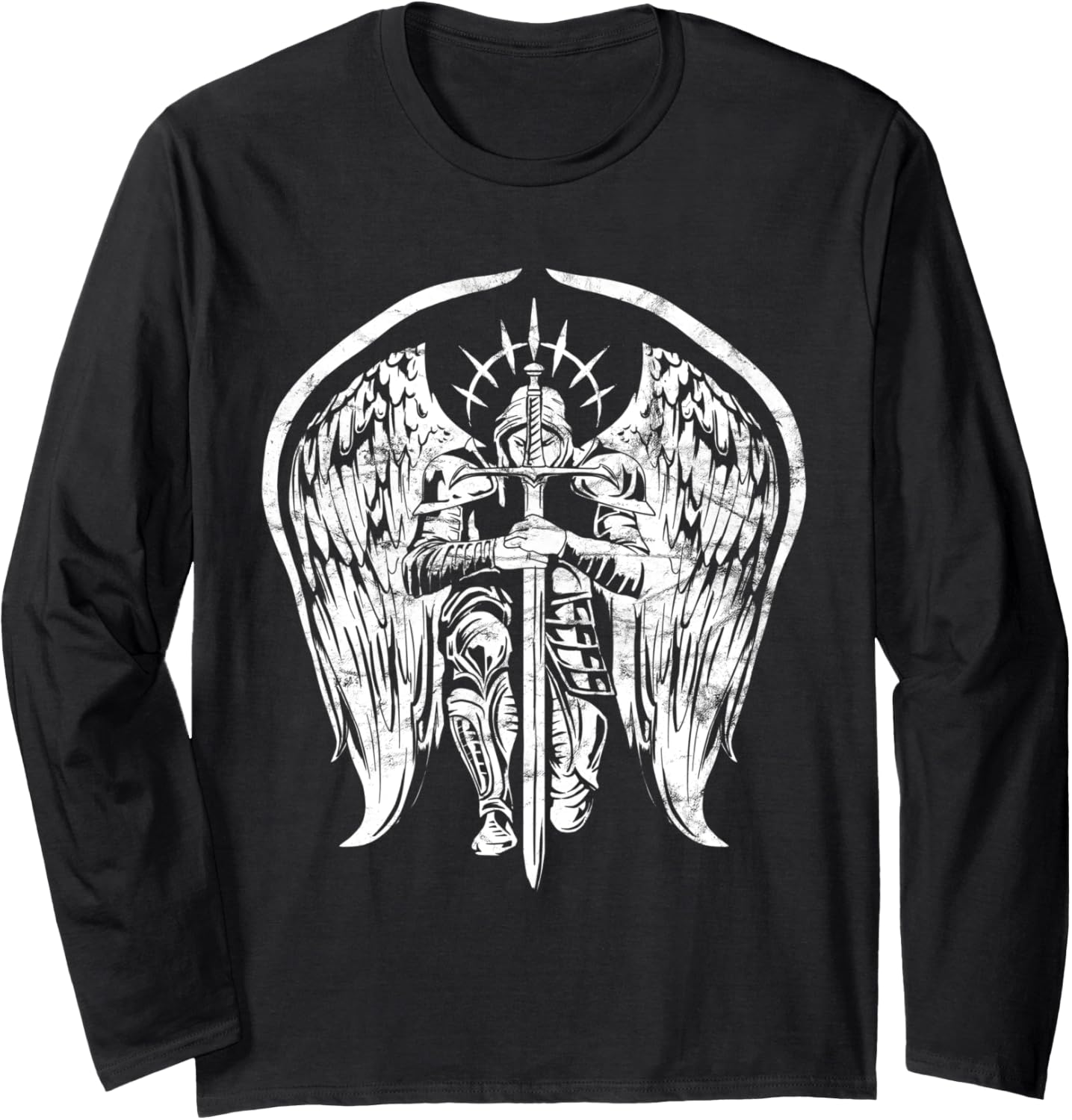 Angel Archangel Michael Warrior Gift Long Sleeve Apparel | Everyday Casual Wear