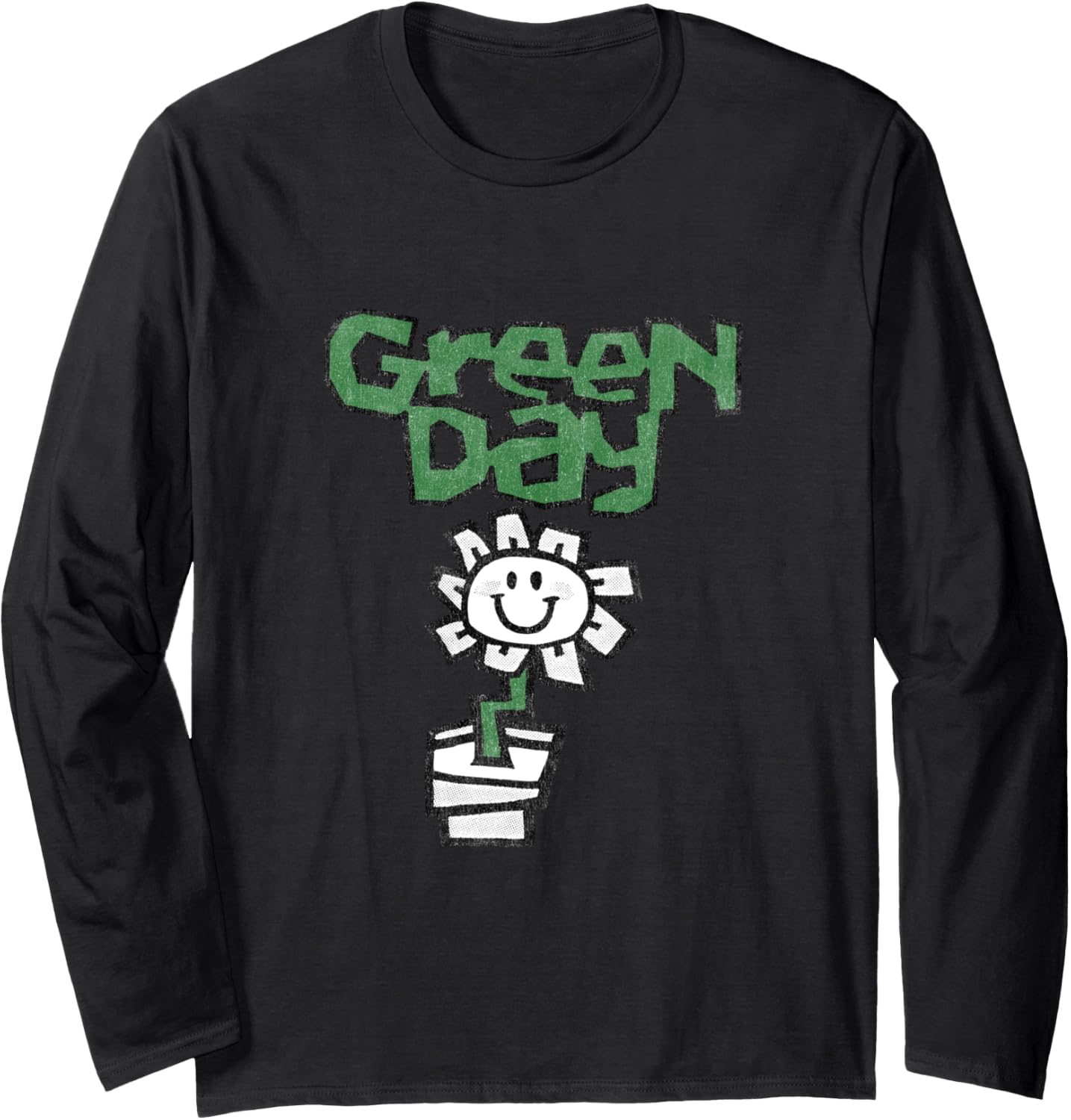 Green Day Flower Pot Long Sleeve Apparel | Viral Streetwear Style