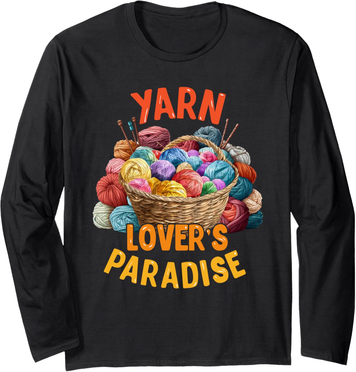 Yarn Collection YARN LOVER'S PARADISE Funny Yarn Collector Long Sleeve Yarn Supply | Premium Quality | High CTR Title