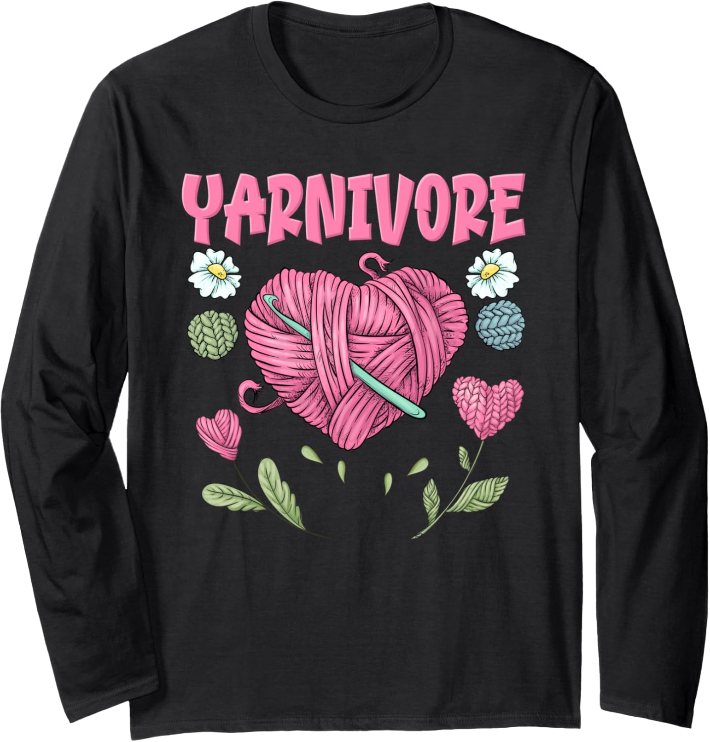 Yarn Collection YRNIVORE Funny Yarn Collector Long Sleeve Yarn Supply | Trending 2025 | Best Seller Choice
