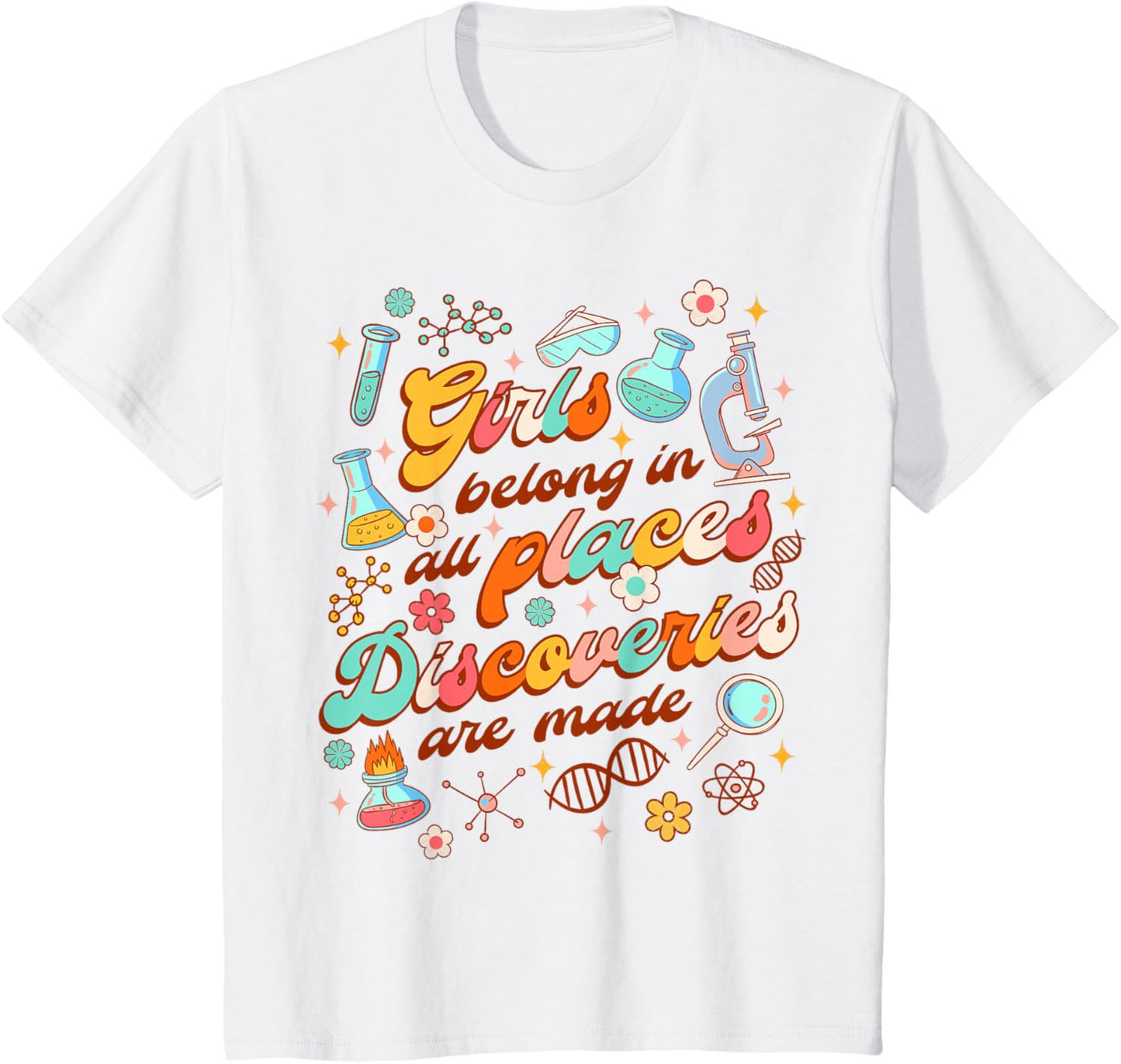 Kids Future Scientist Lab Tech Baby Girls Belong In All Places Apparel | Trending 2025 | High CTR Boost
