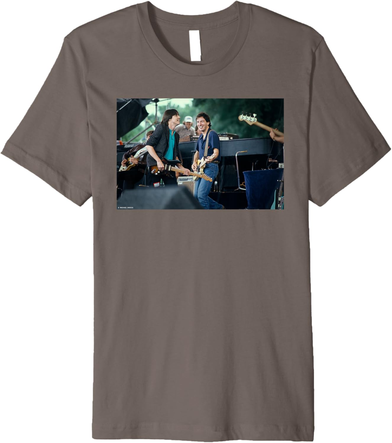 Bruce Springstein & Jackson Browne Live by Michael Grecco Premium Apparel | US Best Seller