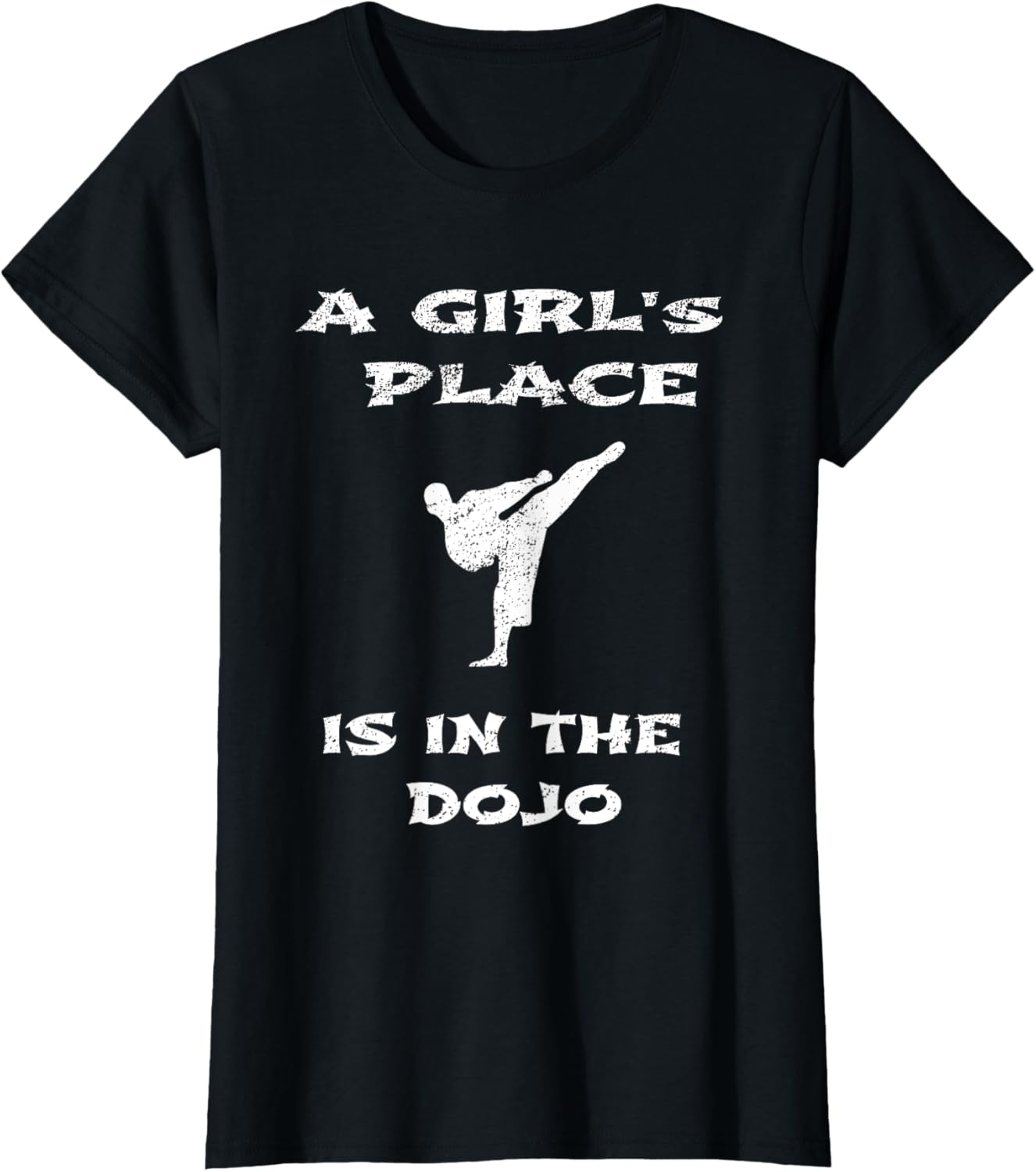 Female Fighter A Girl's place is in the DOJO MMA Apparel | Google Shopping Optimized | Perfect Gift Choice