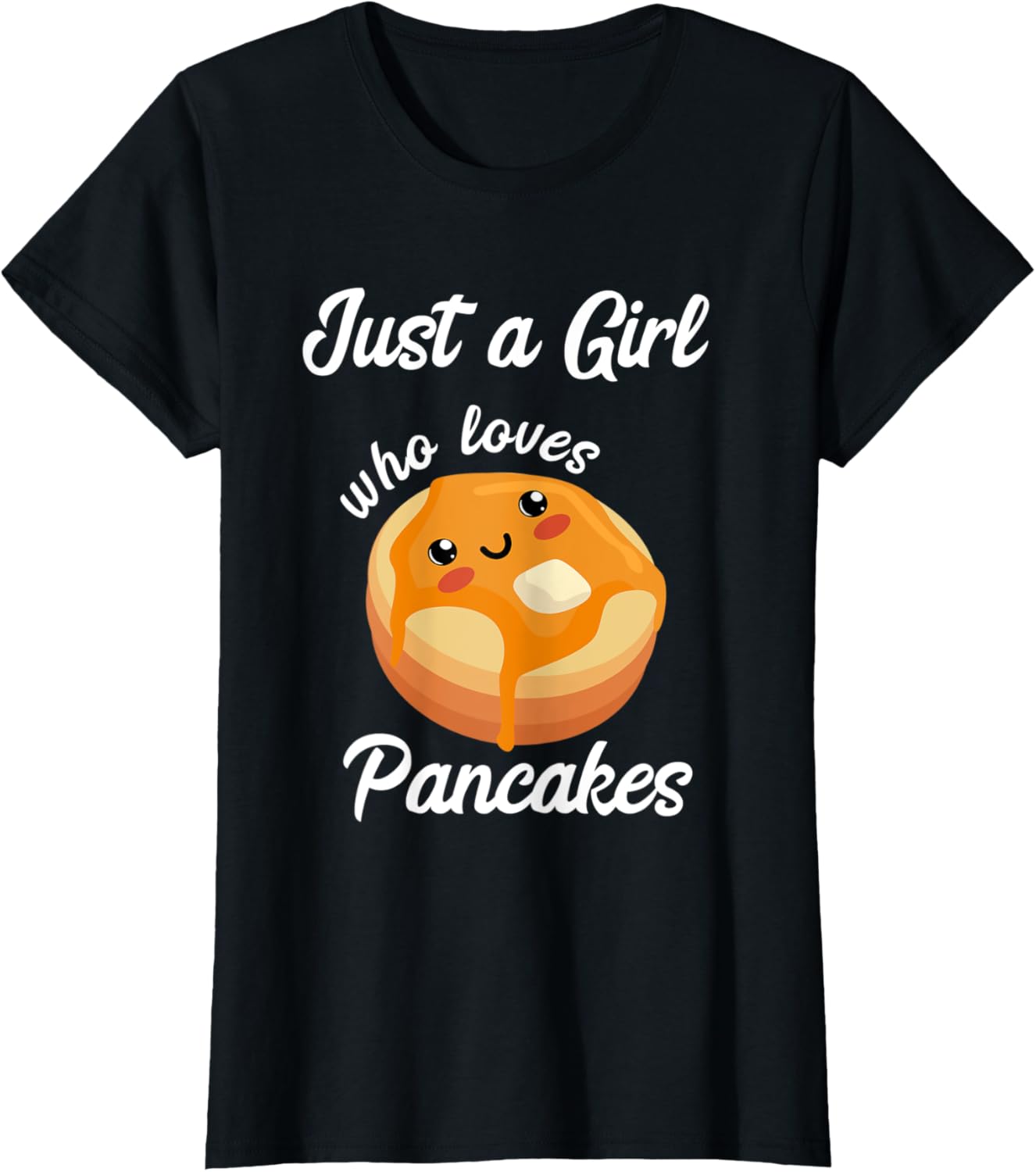 Just A Girl Who Loves Pancakes Maker Breakfast Brunch Apparel | Trending 2025 | Comfort Daily Wear