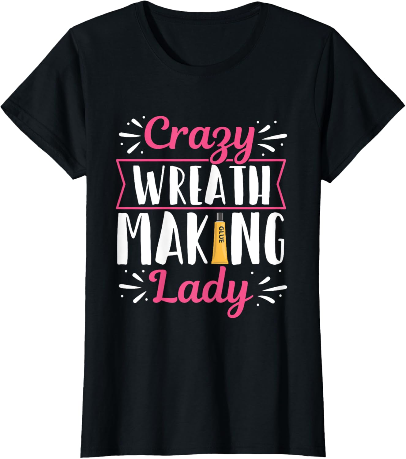 Crazy Wreath Making Lady Design for a Wreath maker Apparel | Premium Quality | Must-Have Style
