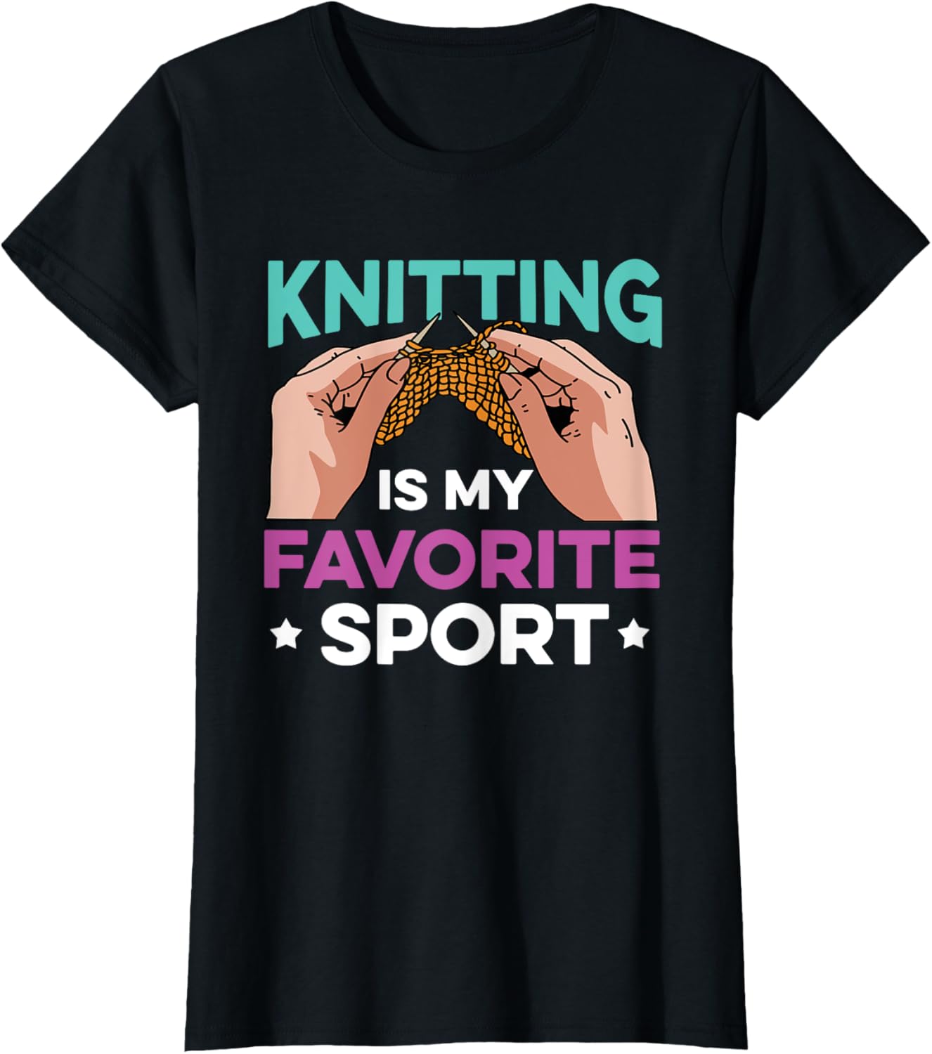 Knitting Is My Favorite Sport Yarn Knit Needle Crochet Yarn Supply | Trending 2025 | Customer Favorite