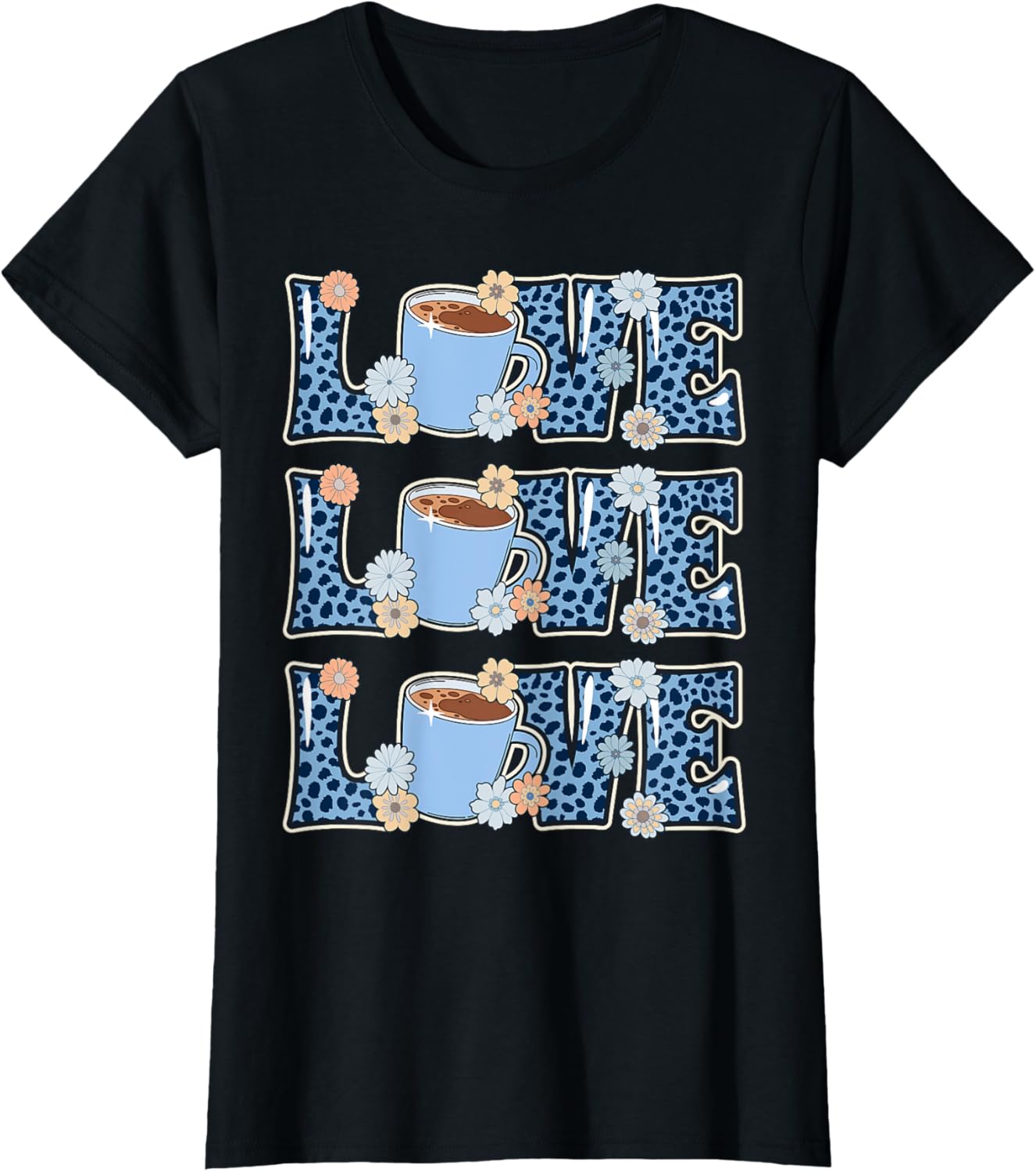 Love Coffee Lover Outfit Women Teen Girls Cute Coffee T Shirt Premium Print Gift Ready
