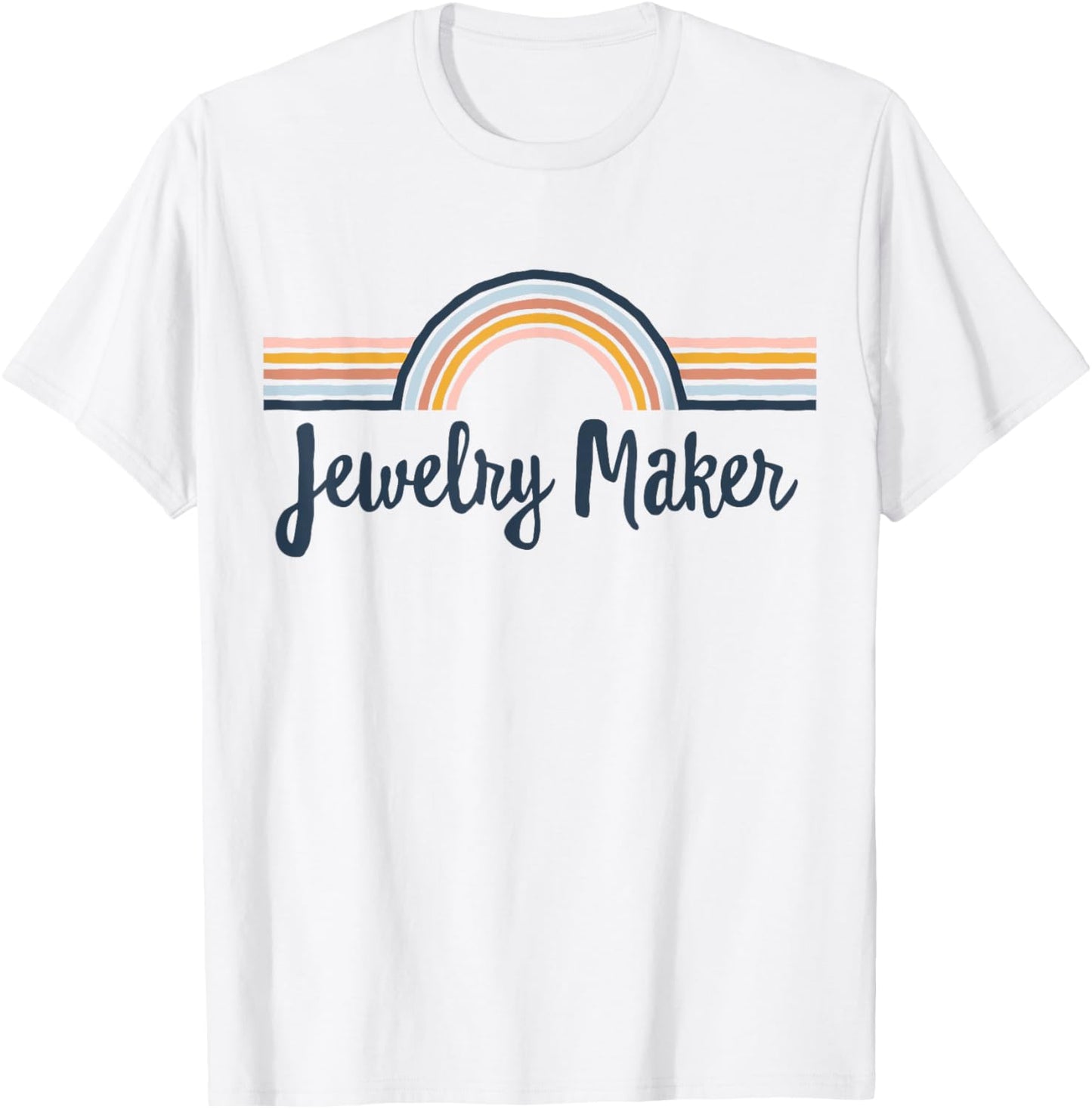 Jewelry Maker boho Rainbow, Cool Matching Jewelry Maker Apparel | US Viral Style | Perfect Gift Idea