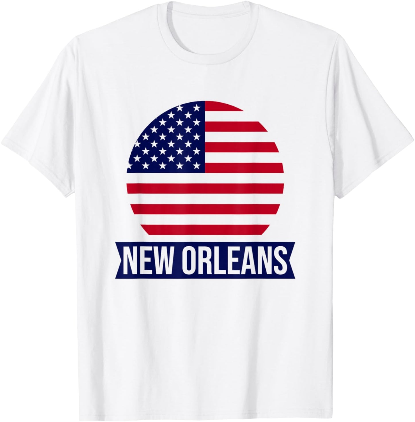 NEW ORLEANS - USA - American place name US flag design Apparel | Google Shopping Optimized | Top Rated Comfort