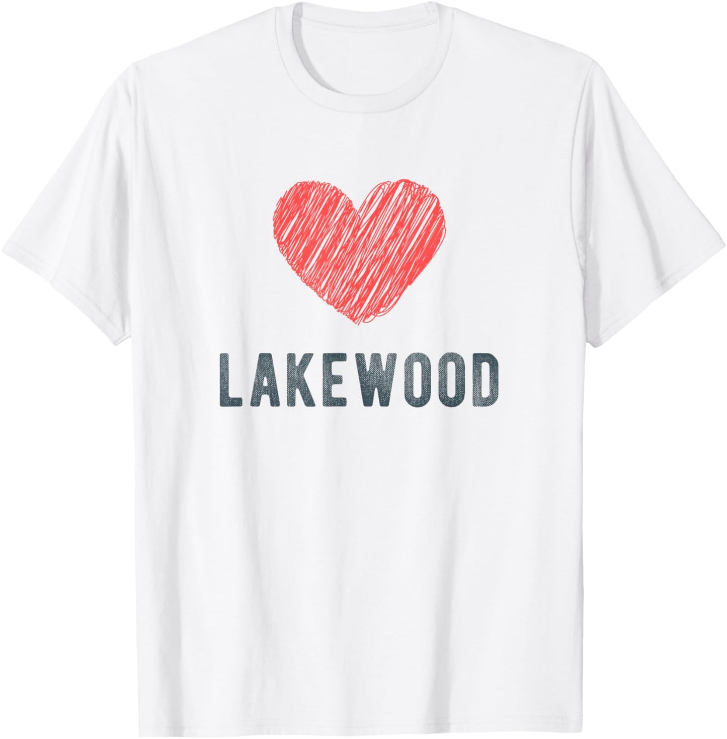 Lakewood Heart Love Favorite City or Place Apparel | Trending 2025 | Daily Wear Essential