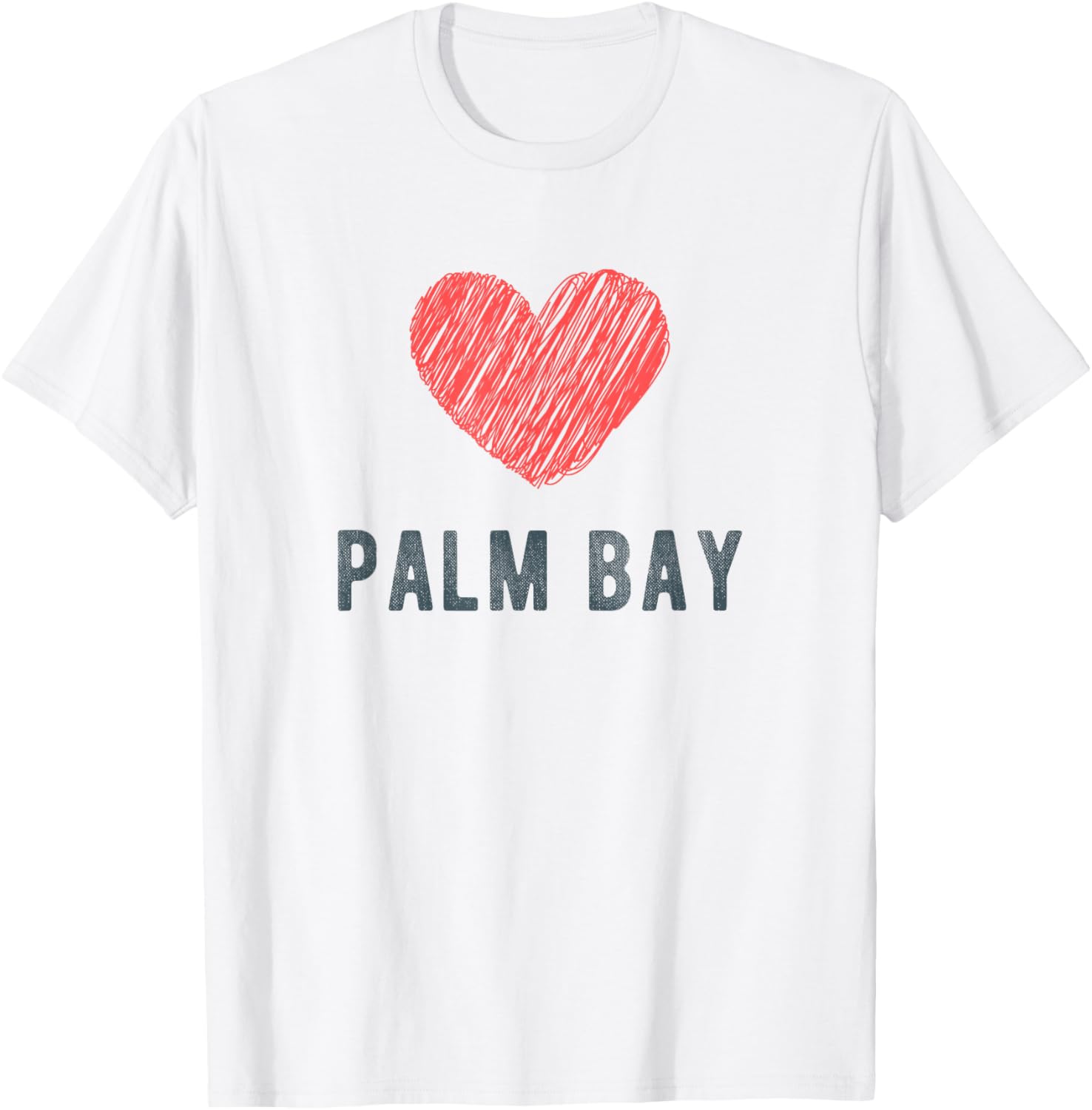 Palm Bay Heart Love Favorite City or Place Apparel | Top Conversion Title | Perfect Gift Choice