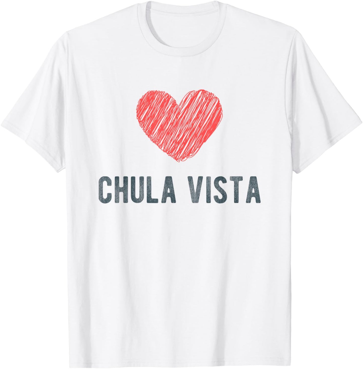 Chula Vista Heart Love Favorite City or Place Apparel | US Viral Pick | Aesthetic Casual Look