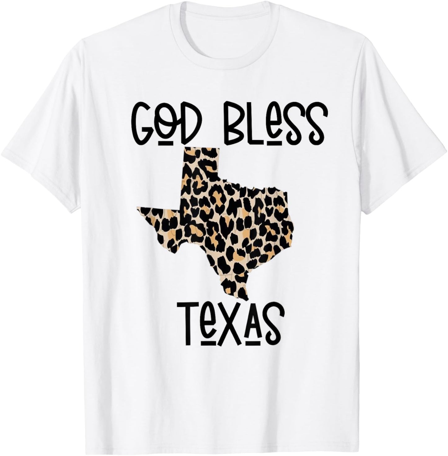 God Bless Texas Cheetah Leopard Print States Apparel Viral TikTok Find Fan Favorite