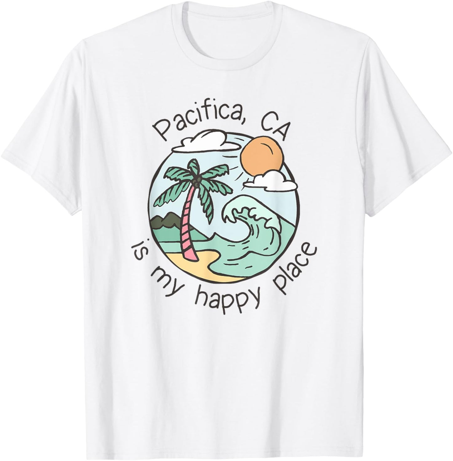 Cute Beach Motiv My Happy Place - Pacifica Apparel | High Search Volume | High CTR Boost