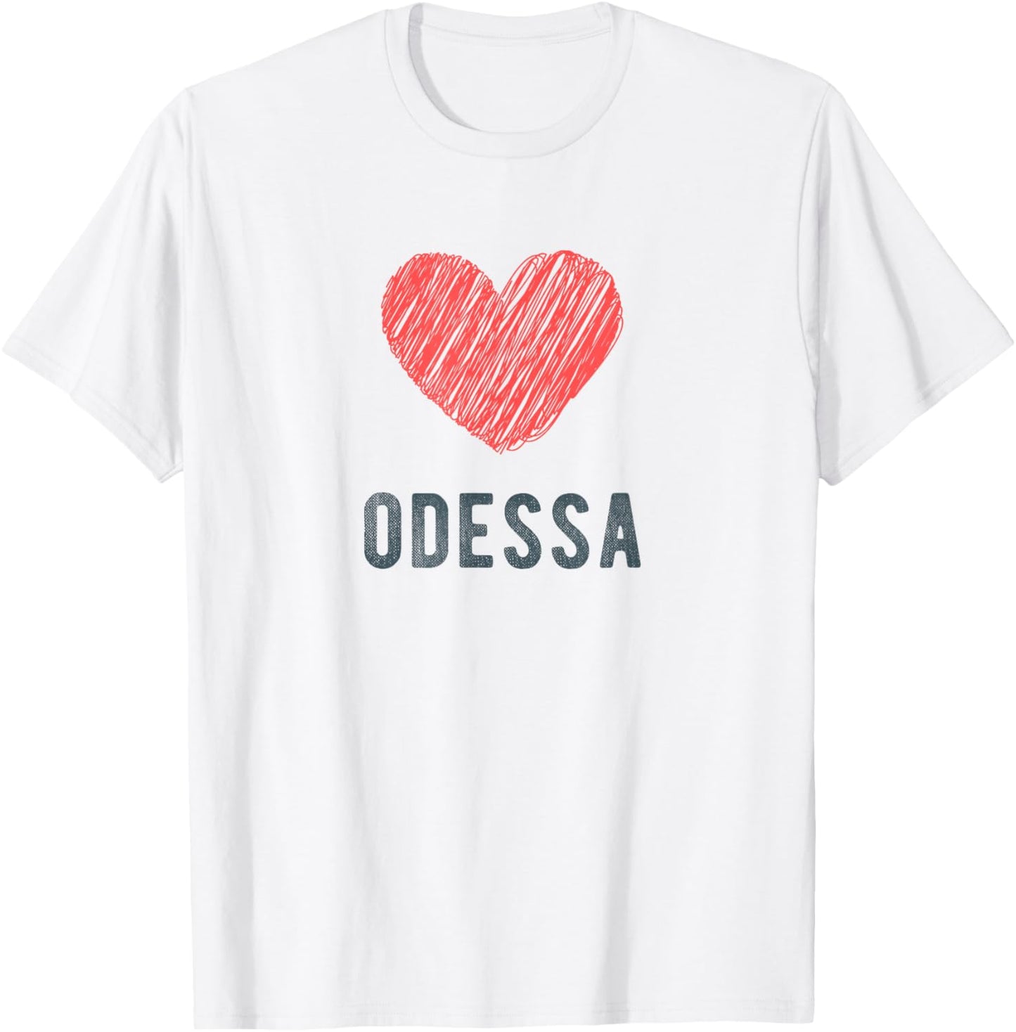 Odessa Heart Love Favorite City or Place Apparel | High Search Volume | Daily Wear Essential