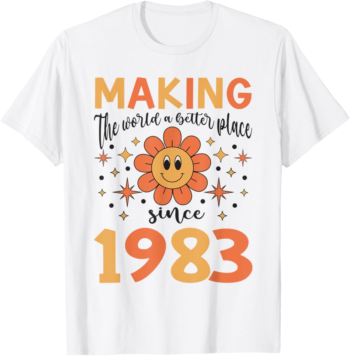 40 Birthday Making the world a better place since 1983 Apparel | Premium Quality | High CTR Boost