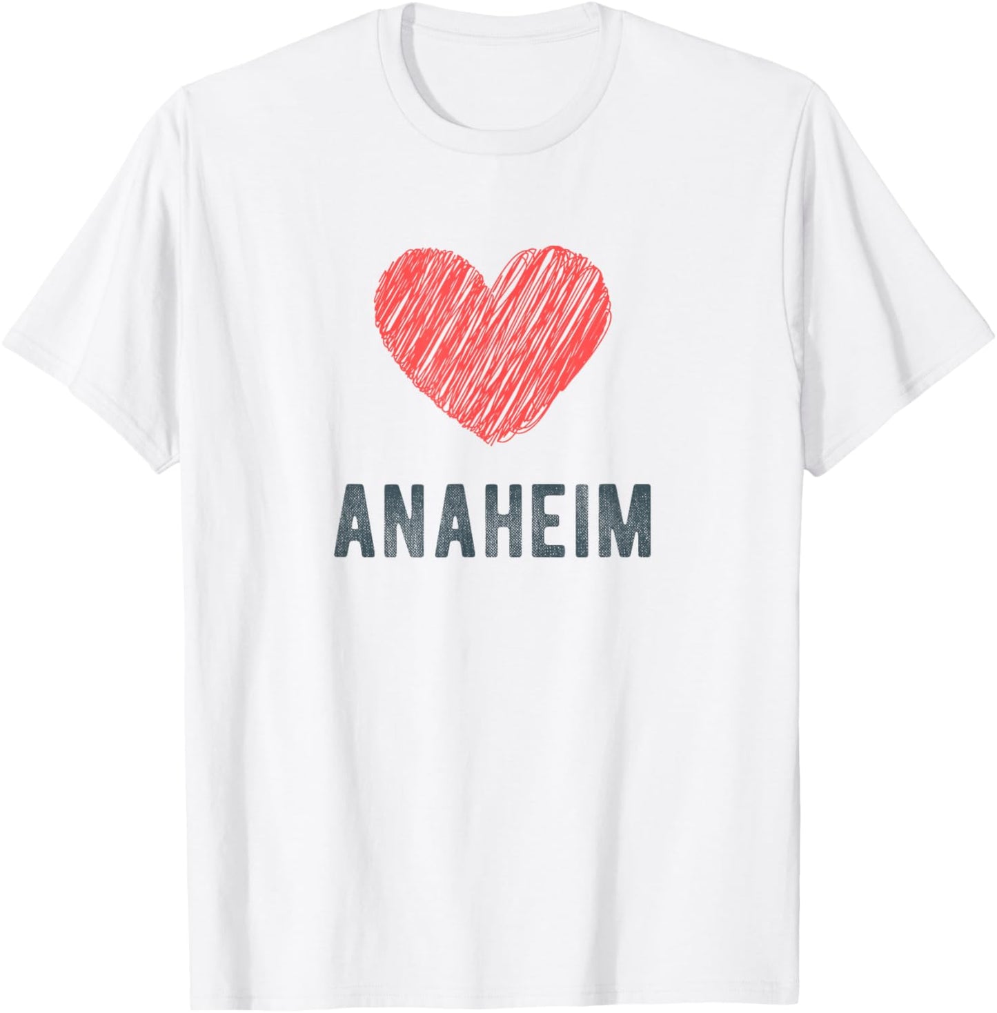 Anaheim Heart Love Favorite City or Place Apparel | Bestseller Style | Top Rated Comfort